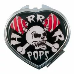 Accessories Horrorpops Heart Compact Case Mirror
