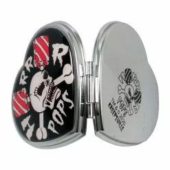 Accessories Horrorpops Heart Compact Case Mirror