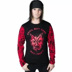 Kreepsville 666 Devil Don't Care Longsleeve Top Men's