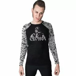 Men's Elvira Comic Icons Longsleeve Top