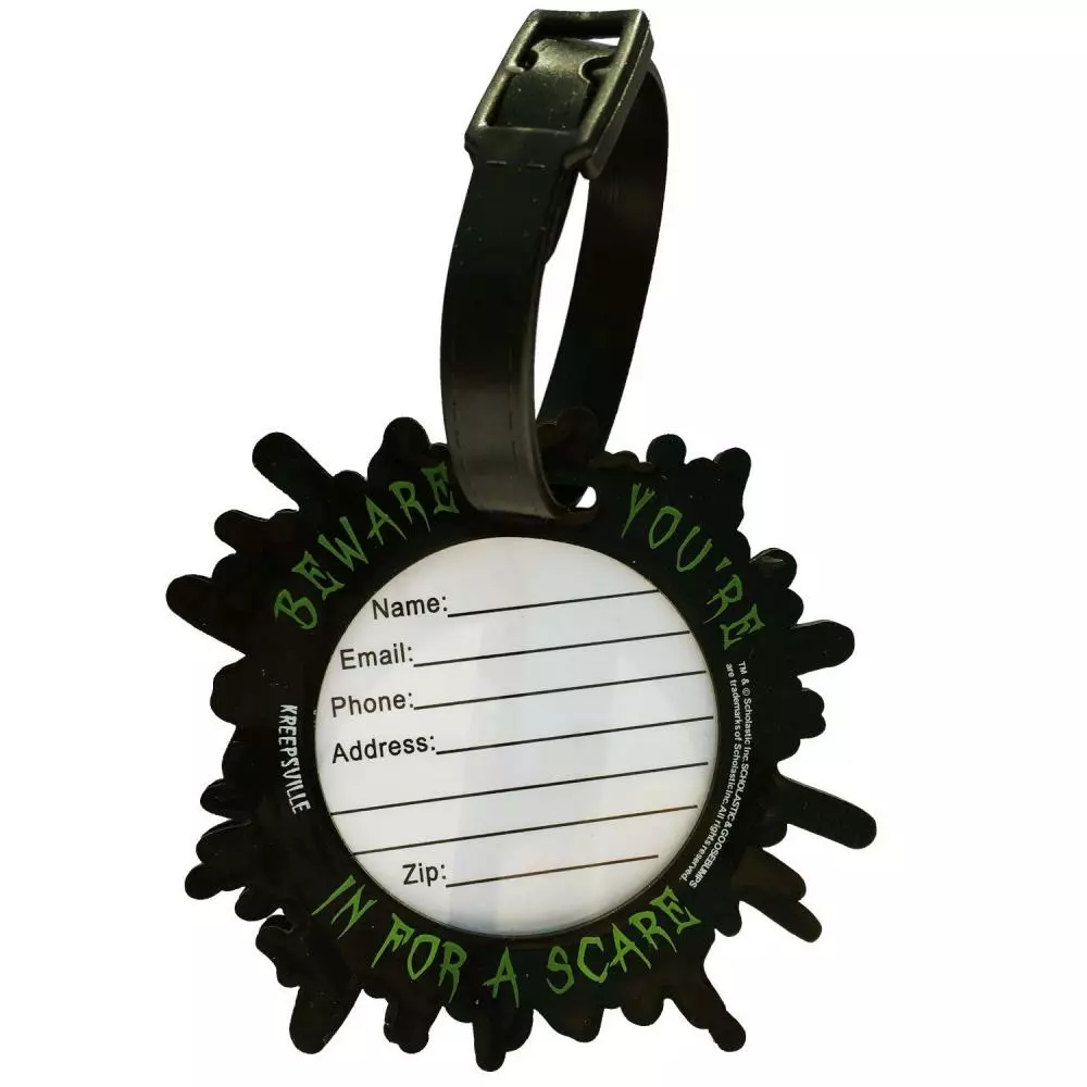 Accessories Goosebumps Green Splat G Luggage Tag 4 Accessories Goosebumps Green Splat G Luggage Tag