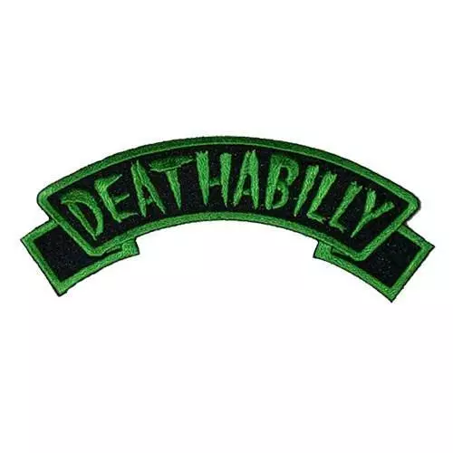 Kreepsville Arch Deathabilly Patch Green 3 Kreepsville Arch Deathabilly Patch Green
