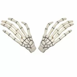 Kreepsville Skeleton Bone Hand Hairslides White Accessories
