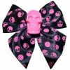 Kreepsville Skull Collection Pink Hair Bow Accessories