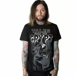EC Comics Men's Tales From The Crypt Grim Reaper Tshirt