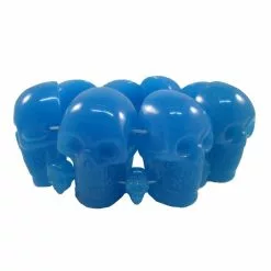 Kreepsville Blue Glow Skull Collection Bracelet