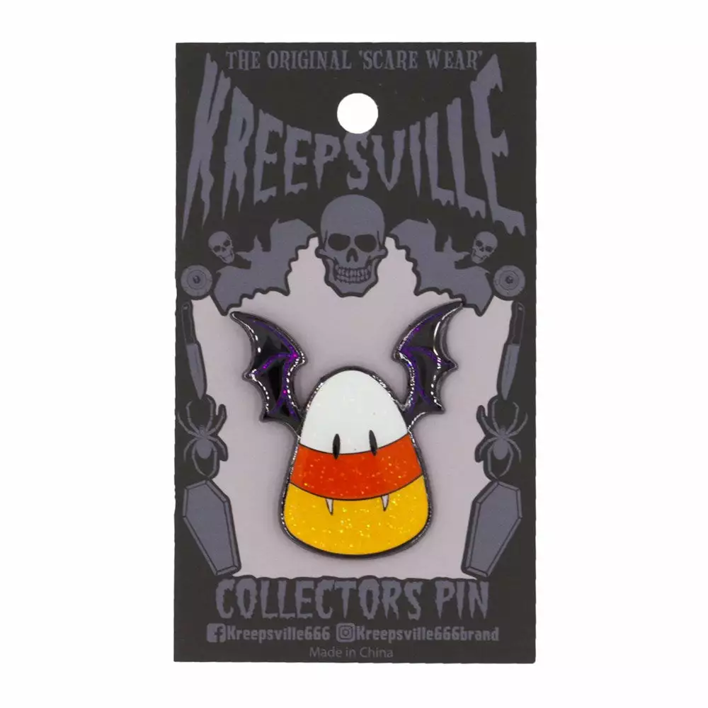 Kreepsville Candy Corn Drac Enamel Pin 4 Kreepsville Candy Corn Drac Enamel Pin