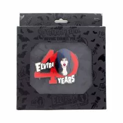 Accessories Elvira 40 Years Logo Red Glitter Enamel Pin