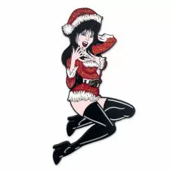 Elvira Santa Suit XL Enamel Pin