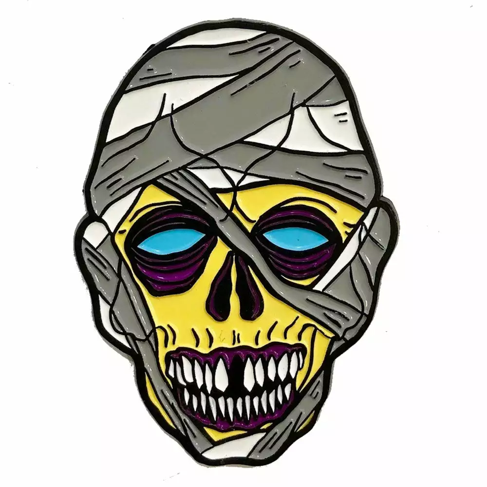 Kreepsville Graves Monster Mummy Enamel Pin Enamel Pins & Buttons 3 Kreepsville Graves Monster Mummy Enamel Pin Enamel Pins & Buttons