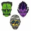 Kreepsville Enamel Pins & Buttons Graves Monster Pin Set 1