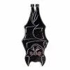 Kreepsville Hanging Bat Glitter Enamel Pin 2 Kreepsville Hanging Bat Glitter Enamel Pin
