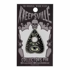 Kreepsville Go Away Glow Planchette Enamel Pin 7 Kreepsville Go Away Glow Planchette Enamel Pin