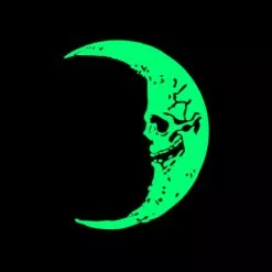 Kreepsville Skull Crescent Moon Glow Enamel Pin Enamel Pins & Buttons 7 Kreepsville Skull Crescent Moon Glow Enamel Pin Enamel Pins & Buttons
