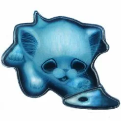 Kreepsville Accessories Sugarfueled Ghost Cat Planchette Enamel Pin