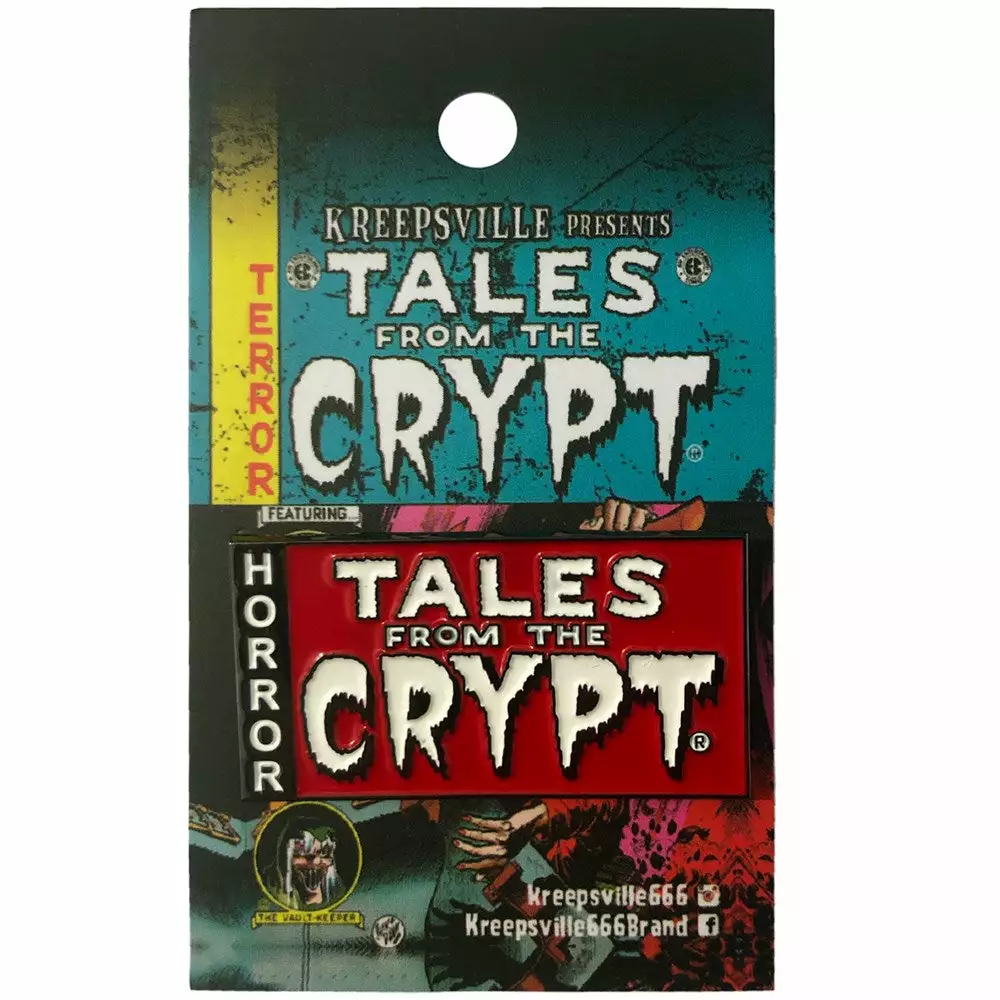 EC Comics Accessories Tales From The Crypt Logo Enamel Pin Badge 5 EC Comics Accessories Tales From The Crypt Logo Enamel Pin Badge