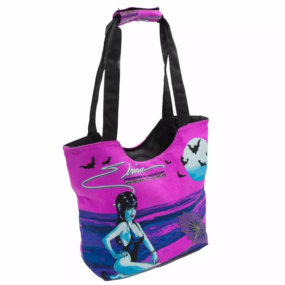 Elvira Moon Bathing Beach Tote Bags & Purses 3 Elvira Moon Bathing Beach Tote Bags & Purses