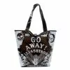 Kreepsville Go Away Ouija PVC Beach Tote Bags & Purses 2 Kreepsville Go Away Ouija PVC Beach Tote Bags & Purses
