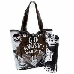 Kreepsville Go Away Ouija PVC Beach Tote Bags & Purses