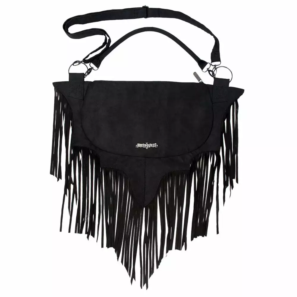 Kreepsville Bags & Purses Bat Wing Fringe Shoulder Bag 3 Kreepsville Bags & Purses Bat Wing Fringe Shoulder Bag