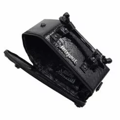 Kreepsville Skull Stud Croc Coffin Purse Bag