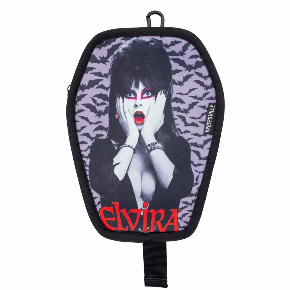 Bags & Purses Elvira Bats Coffin Clip Pouch 3 Bags & Purses Elvira Bats Coffin Clip Pouch