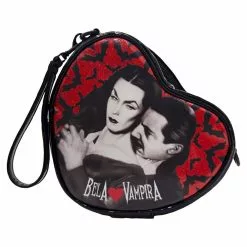 Bela Lugosi Vampira Bela Lugosi Loves Vampira Mini Heart Purse Bags & Purses
