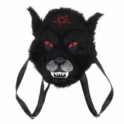 Kreepsville Bags & Purses Wolfhead Plush Purse Bag
