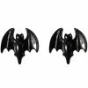 Kreepsville Bat Black Stud Earring Jewelry