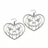 Kreepsville Jewelry Pumpkin Heart Earring