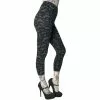 Kreepsville Bat Repeat Capri Leggings Women's
