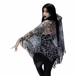 Kreepsville Spiderweb Mesh Cape