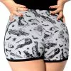 Women's Elvira Comic Icon Womens Running Shorts 2 Women's Elvira Comic Icon Womens Running Shorts