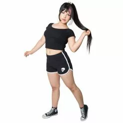 Kreepsville Skeleton Hand Womens Running Shorts
