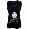 Elvira Womens 80'S Sleeveless Tee Black