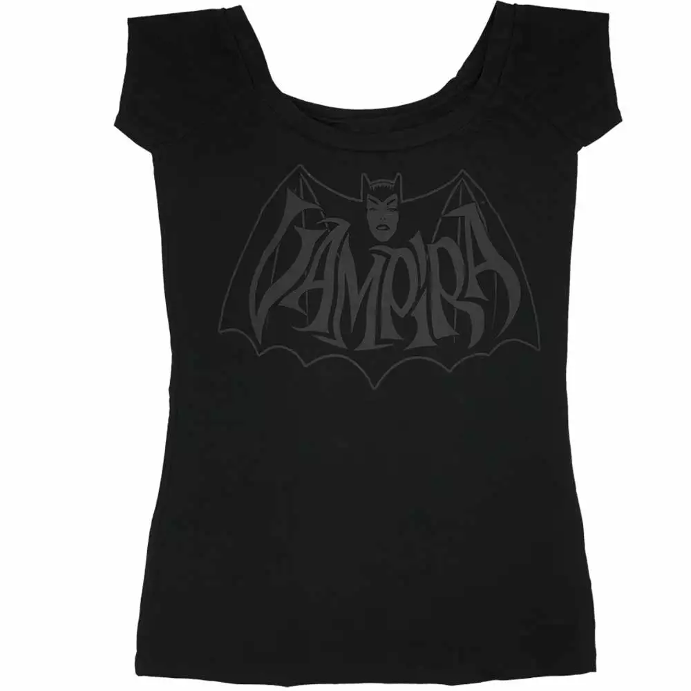 Vampira Retro Bat Dark Shoulder Top Women's 4 Vampira Retro Bat Dark Shoulder Top Women's