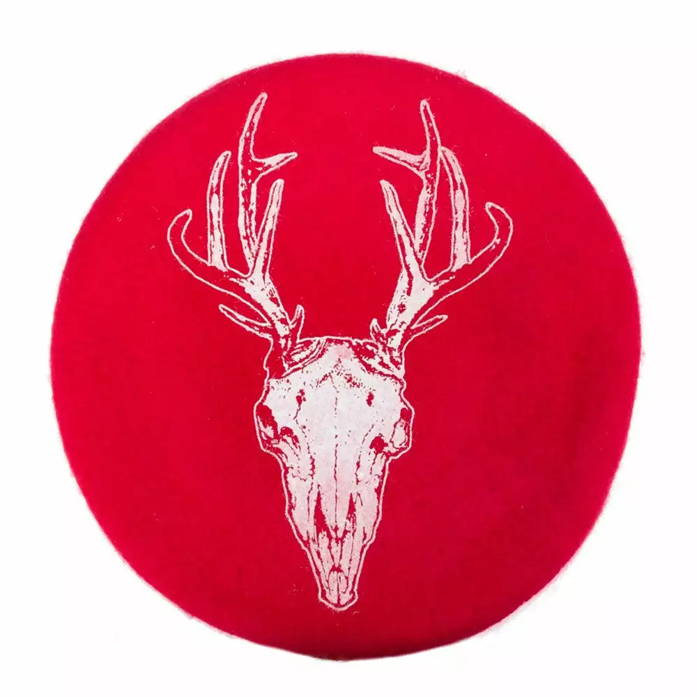 Kreepsville Deer Skull Red Beret Accessories 5 Kreepsville Deer Skull Red Beret Accessories