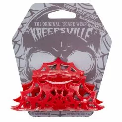Kreepsville Spiderweb Hair Claw Clip Red 7 Kreepsville Spiderweb Hair Claw Clip Red