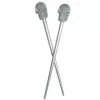 Kreepsville Accessories Skull Collection Silver Glitter Hair Sticks 2 Kreepsville Accessories Skull Collection Silver Glitter Hair Sticks