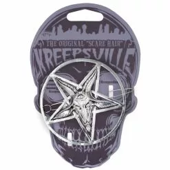 Kreepsville 666 Baphomet Circle Hair Clip