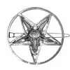 Kreepsville 666 Baphomet Circle Hair Clip 2 Kreepsville 666 Baphomet Circle Hair Clip