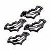 Kreepsville Bat Snap Hair Clips Black 2 Kreepsville Bat Snap Hair Clips Black