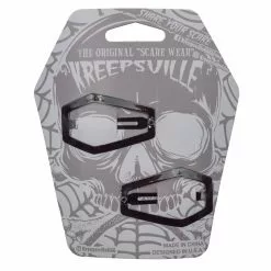 Kreepsville Accessories Coffin Snap Hair Clip Black