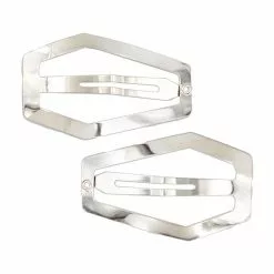 Kreepsville Coffin Snap Hair Clip Silver Accessories