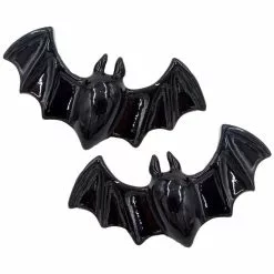 Kreepsville Lil Black Bats Hair Slides Pair Accessories