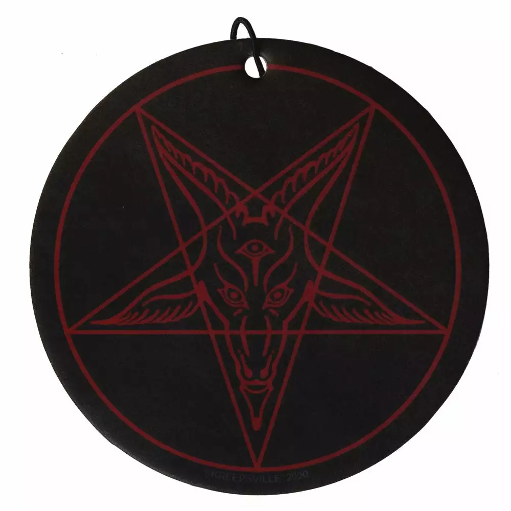 Kreepsville Homewares & Gifts Satanic Circle Air Freshener 3 Kreepsville Homewares & Gifts Satanic Circle Air Freshener