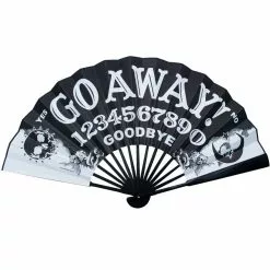Kreepsville Go Away Ouija Double Sided Fan Homewares & Gifts