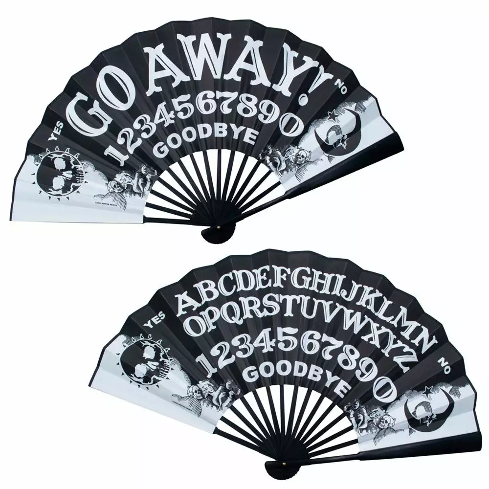 Kreepsville Go Away Ouija Double Sided Fan Homewares & Gifts 5 Kreepsville Go Away Ouija Double Sided Fan Homewares & Gifts