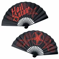 Kreepsville Satanic Circle Double Sided Fan 7 Kreepsville Satanic Circle Double Sided Fan