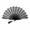 Kreepsville Spiderweb Lace Hand Fan